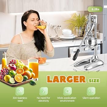 juicerページ AeittoMega4 Slow Juicer Machines, Cold Press Juicer 4.9